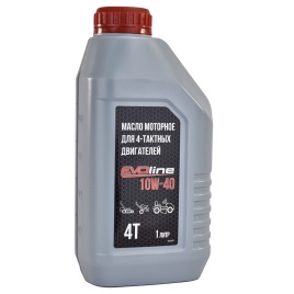 Масло моторное EVOline для 4-х тактных двигателей, полусинтетическое, SAE 10W-40 API SJ/CF, 1 л